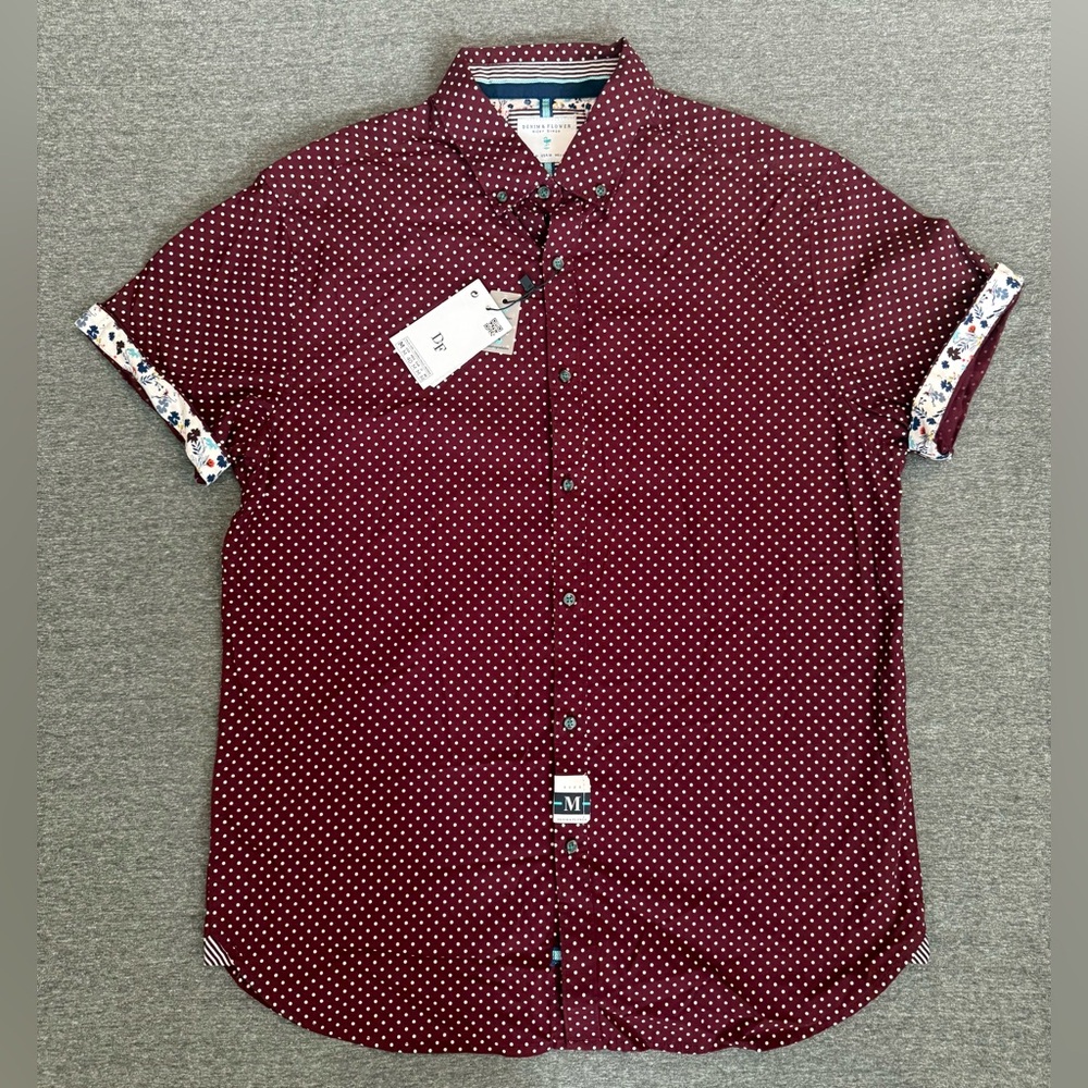 Denim and Flower Ricky Singh, Mens Shirt, Medium, NWT